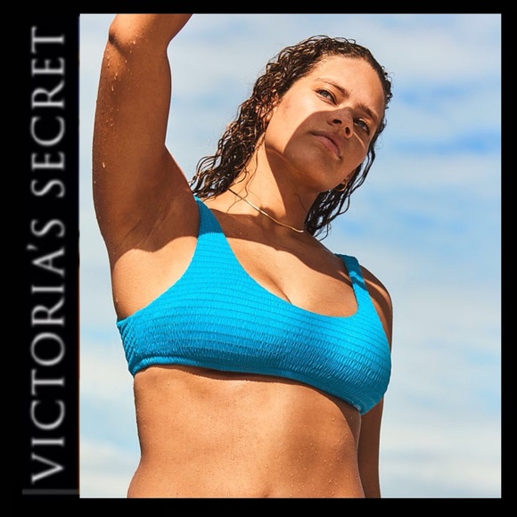 NWOT VS Smocked Bralette Bikini Top - Picture 2 of 9